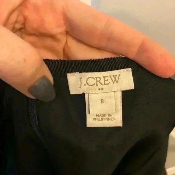 J. Crew Factory Sheath dress with faux leather - Picture 4 of 6